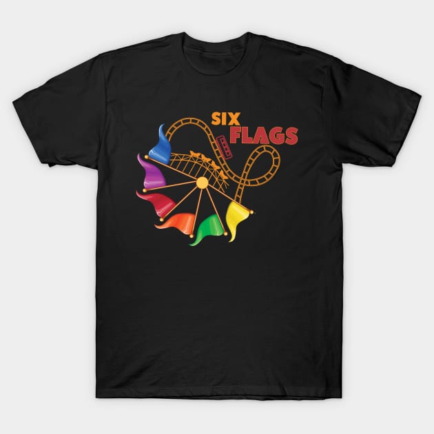 Six Flags Great Adventure T-Shirt by Ras-man93